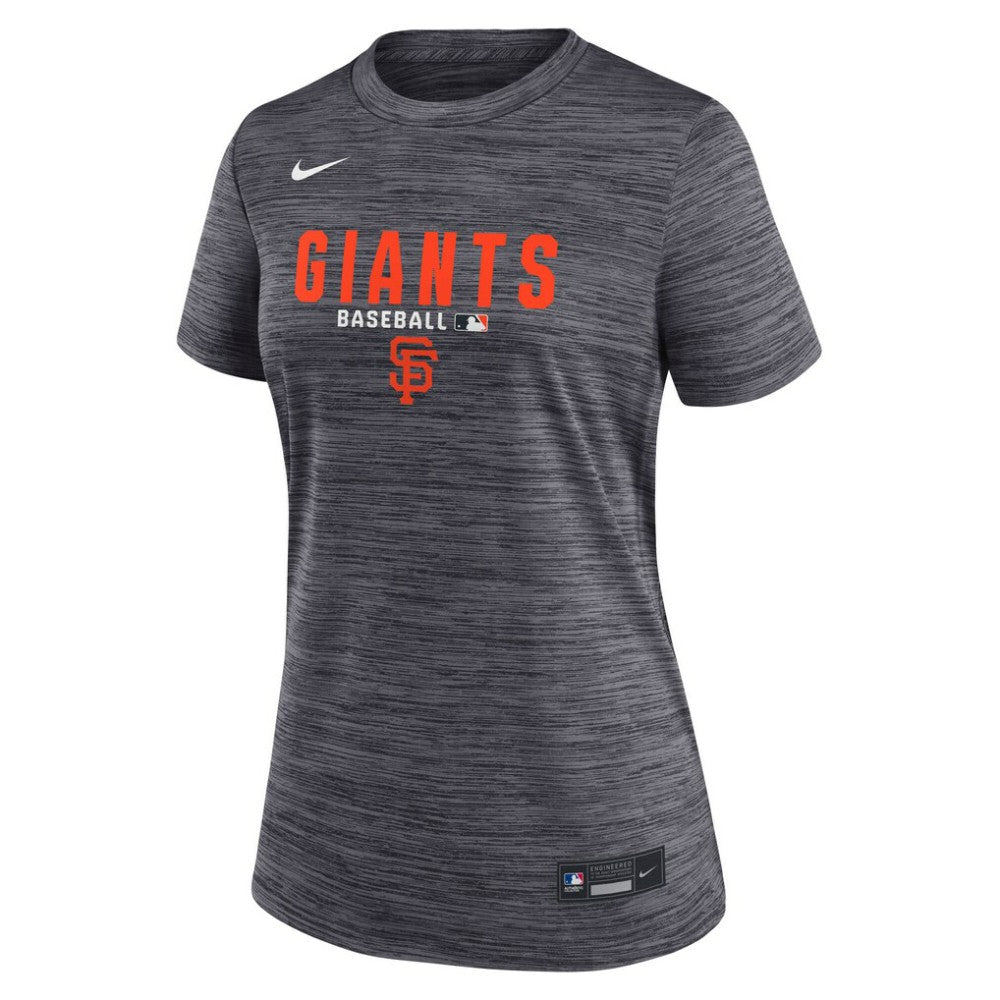 San Francisco Giants Women's Authentic Collection Velocity Dri-FIT T-Shirt - Black | Nike