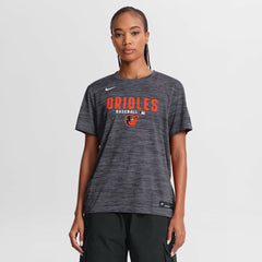 Baltimore Orioles Women's Authentic Collection Velocity Dri-FIT T-Shirt - Black | Nike
