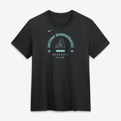Arizona Diamondbacks Women's Authentic Collection Early Work Tri-Blend Dri-FIT T-Shirt - Black | Nike