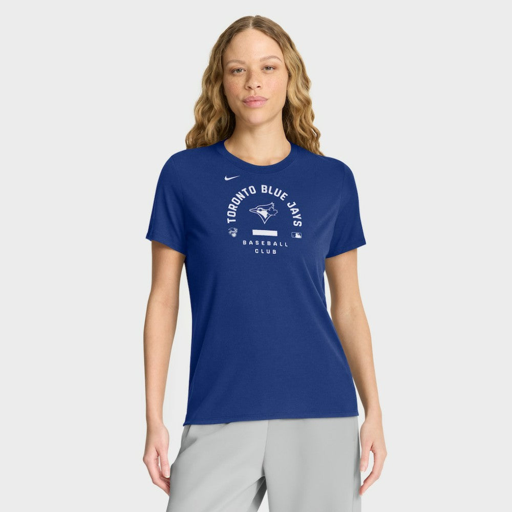 Toronto Blue Jays Women's Authentic Collection Early Work Tri-Blend Dri-FIT T-Shirt - Royal | Nike