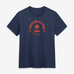 Houston Astros Women's Authentic Collection Early Work Tri-Blend Dri-FIT T-Shirt - Navy | Nike