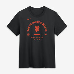 San Francisco Giants Women's Authentic Collection Early Work Tri-Blend Dri-FIT T-Shirt - Black | Nike