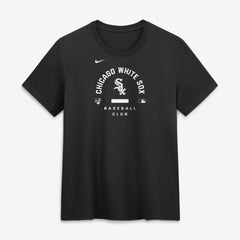 Chicago White Sox Women's Authentic Collection Early Work Tri-Blend Dri-FIT T-Shirt - Black | Nike