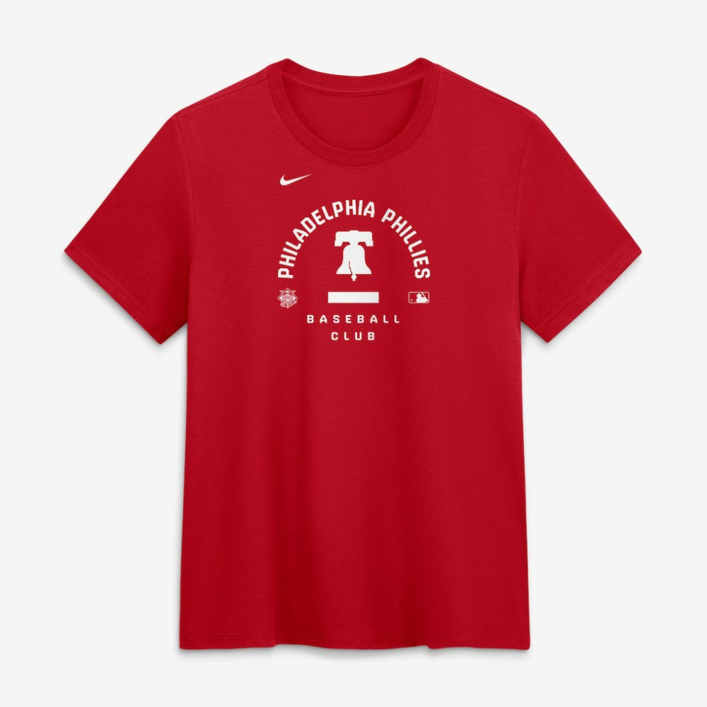 Philadelphia Phillies Women's Authentic Collection Early Work Tri-Blend Dri-FIT T-Shirt - Red | Nike