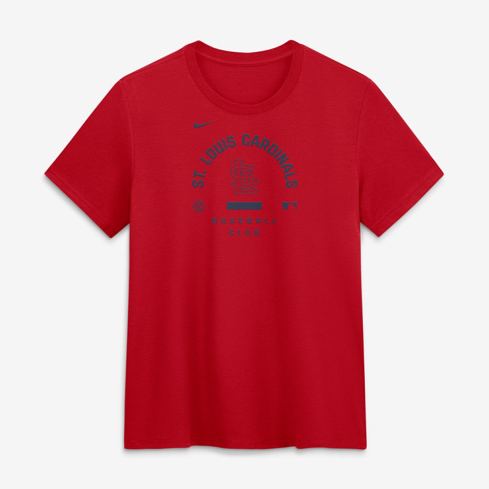 St. Louis Cardinals Women's Authentic Collection Early Work Tri-Blend Dri-FIT T-Shirt - Red | Nike