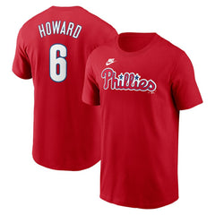 Ryan Howard Philadelphia Phillies Fuse Name & Number T-Shirt - Red | Nike