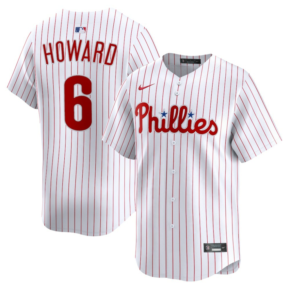 Ryan Howard Philadelphia Phillies Limited Jersey - White | Nike