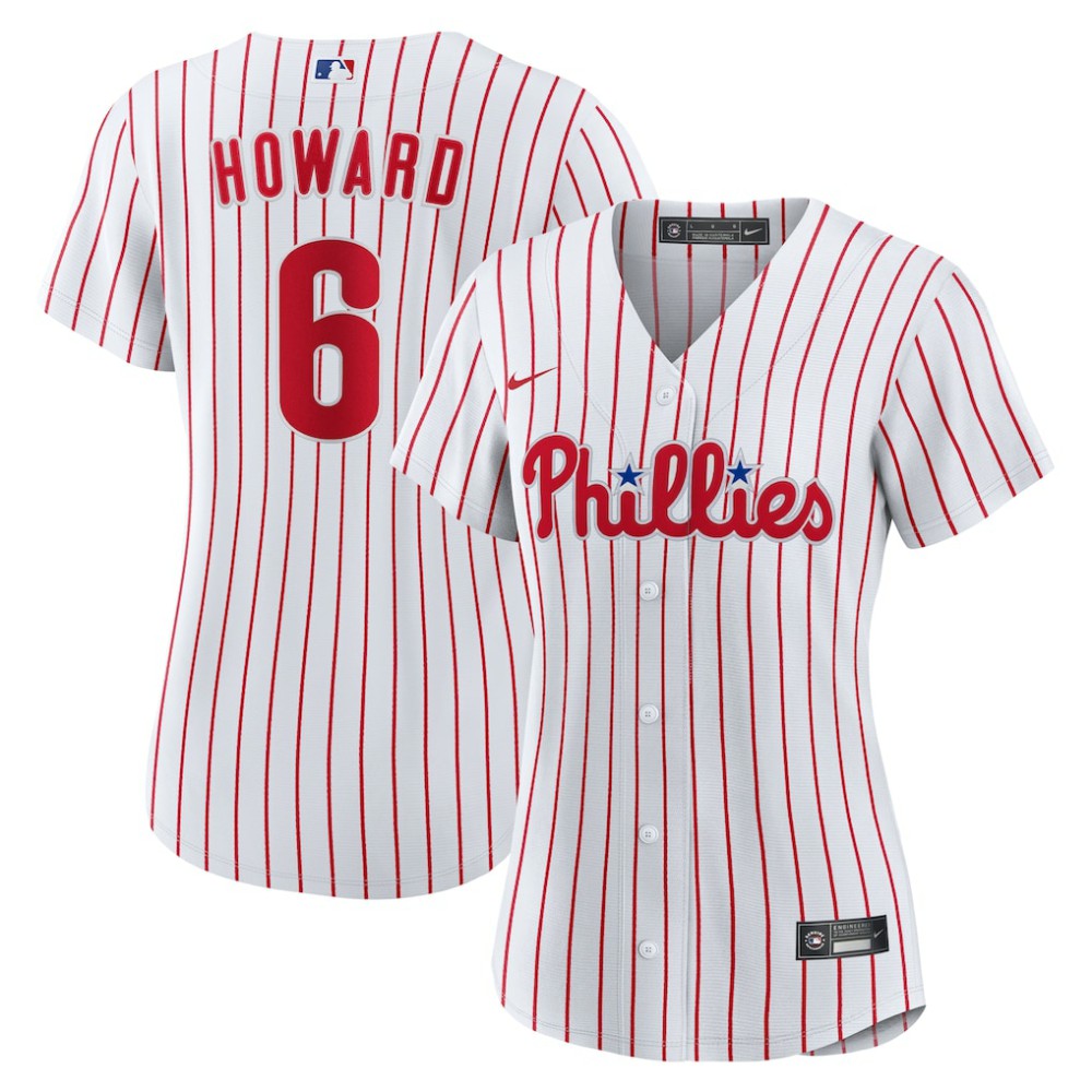 Ryan Howard Philadelphia Phillies Women's Replica Jersey - White | Nike
