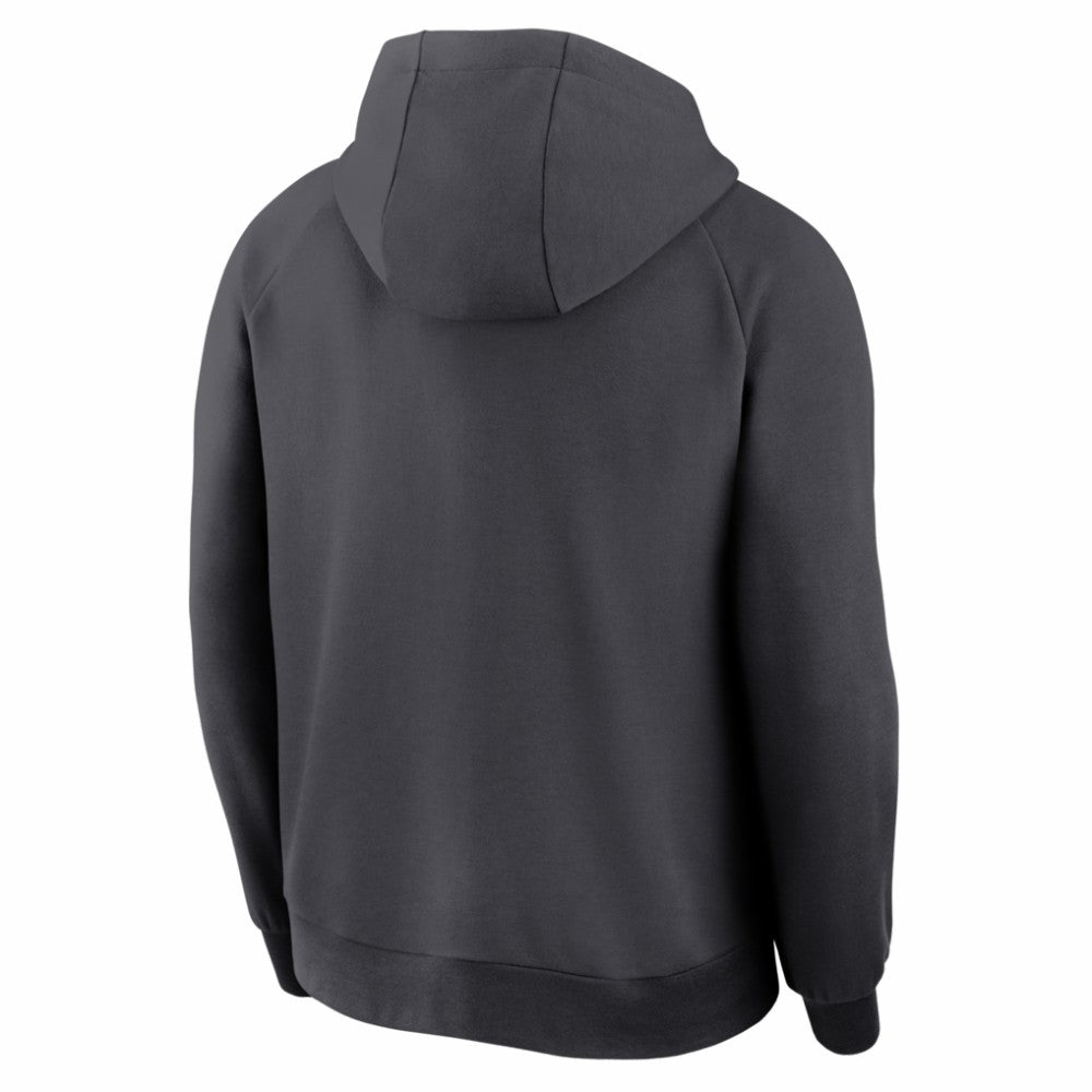 Baltimore Orioles Authentic Collection Player Raglan Dri-FIT Full-Zip Hoodie - Anthracite | Nike