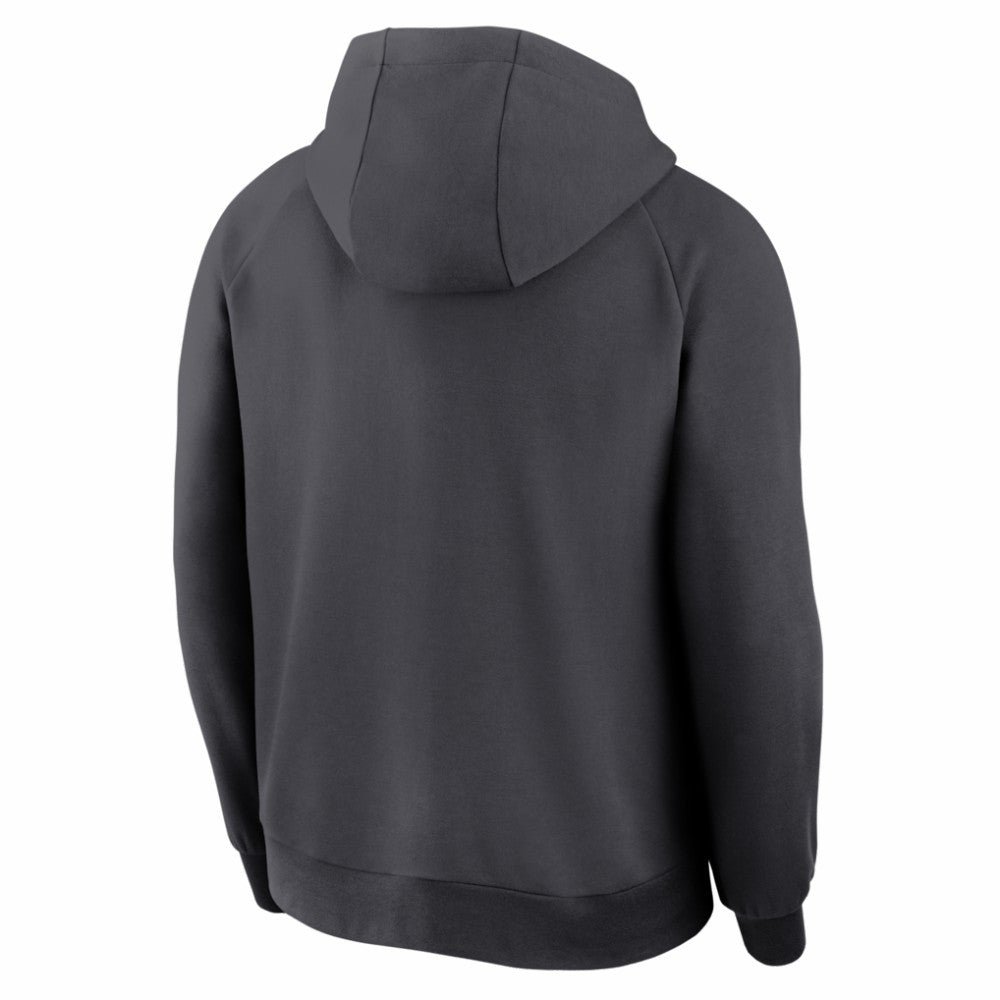 San Francisco Giants Authentic Collection Player Raglan Dri-FIT Full-Zip Hoodie - Anthracite | Nike
