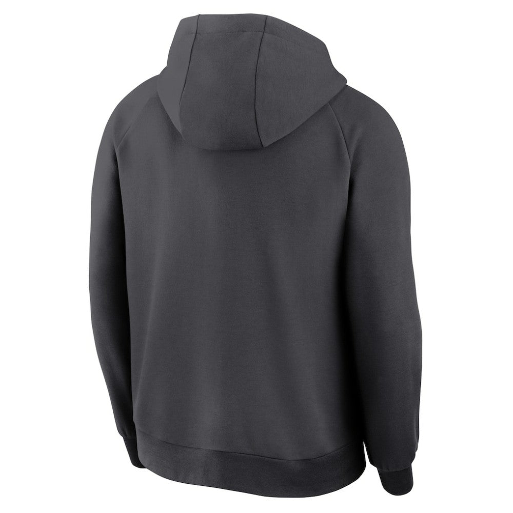 San Diego Padres Authentic Collection Player Raglan Dri-FIT Full-Zip Hoodie - Anthracite | Nike