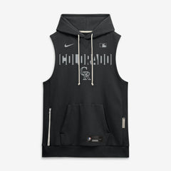 Colorado Rockies Authentic Collection Standard Issue Dri-FIT Sleeveless Hoodie - Black | Nike