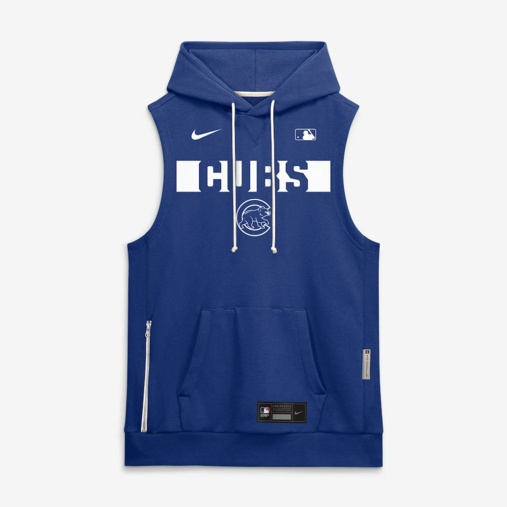 Chicago Cubs Authentic Collection Standard Issue Dri-FIT Sleeveless Hoodie - Royal | Nike