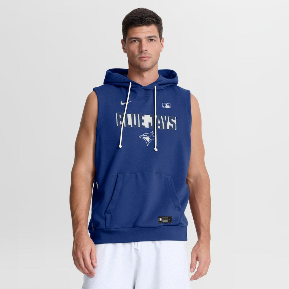 Toronto Blue Jays Authentic Collection Standard Issue Dri-FIT Sleeveless Hoodie - Royal | Nike