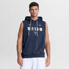Tampa Bay Rays Authentic Collection Standard Issue Dri-FIT Sleeveless Hoodie - Navy | Nike