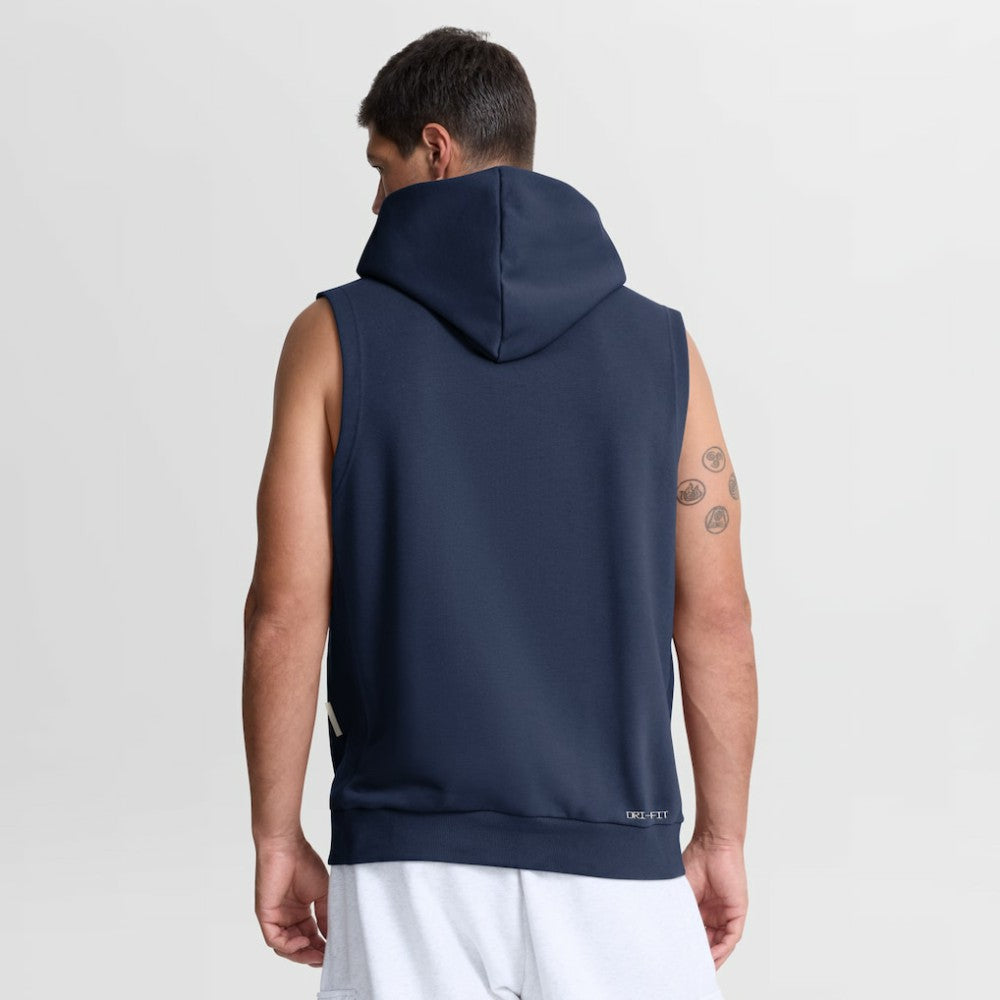 Seattle Mariners Authentic Collection Standard Issue Dri-FIT Sleeveless Hoodie - Navy | Nike