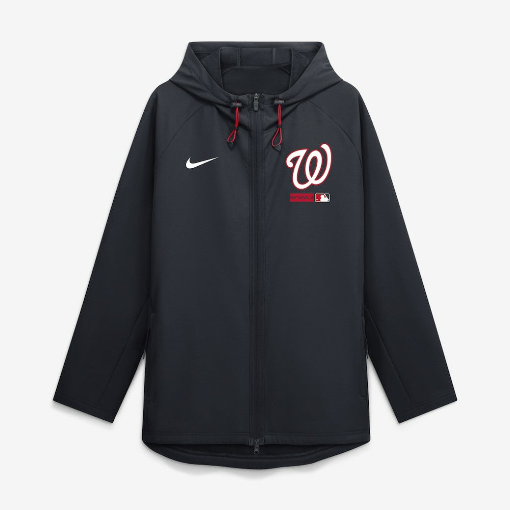 Washington Nationals Authentic Collection Raglan Therma-FIT Full-Zip Hooded Jacket - Navy | Nike