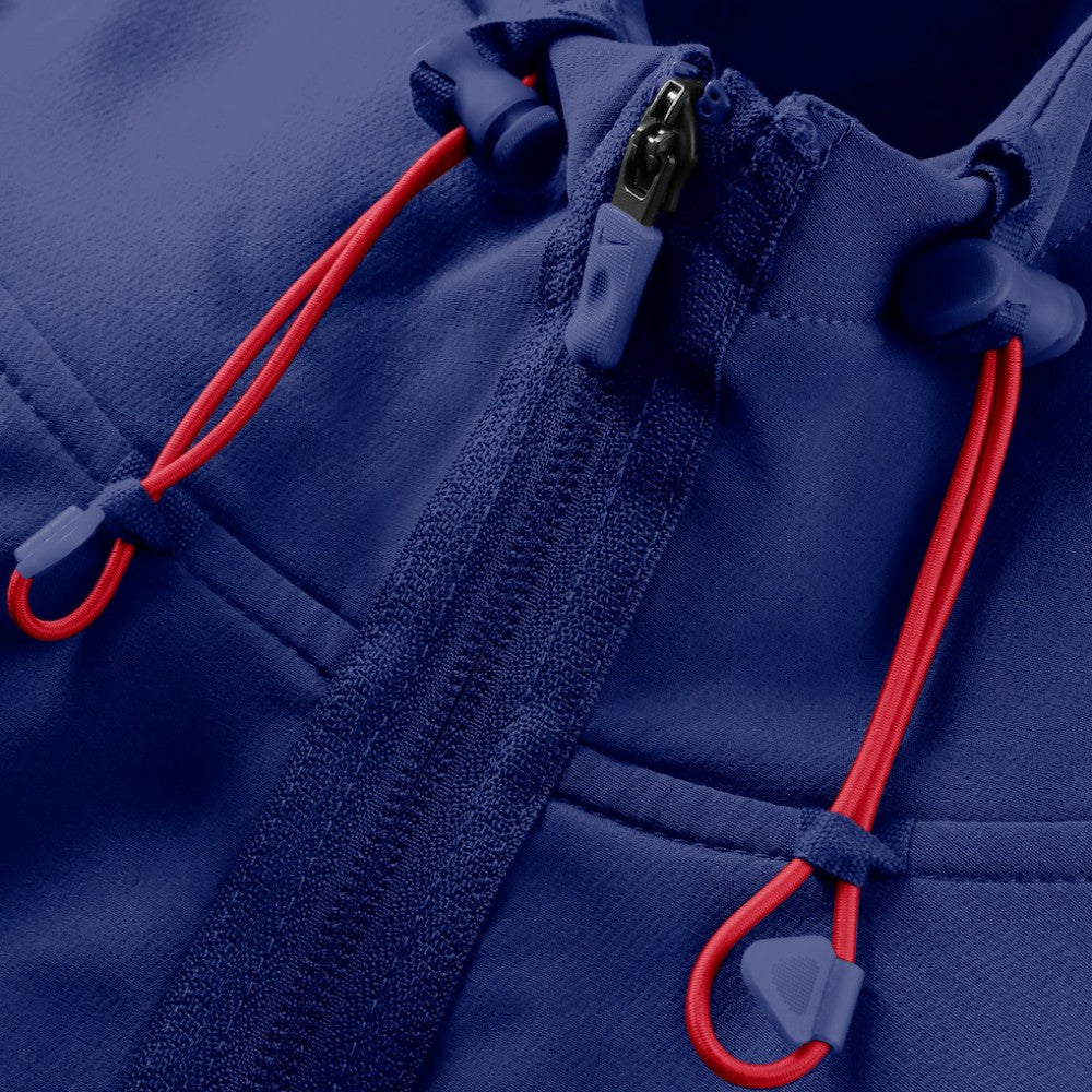 Texas Rangers Authentic Collection Raglan Therma-FIT Full-Zip Hooded Jacket - Royal | Nike