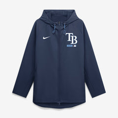 Tampa Bay Rays Authentic Collection Raglan Therma-FIT Full-Zip Hooded Jacket - Navy | Nike