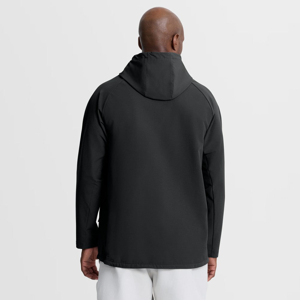 Miami Marlins Authentic Collection Raglan Therma-FIT Full-Zip Hooded Jacket - Black | Nike