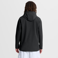 Los Angeles Dodgers Authentic Collection Raglan Therma-FIT Full-Zip Hooded Jacket - Black | Nike