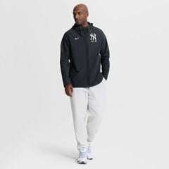 New York Yankees Authentic Collection Raglan Therma-FIT Full-Zip Hooded Jacket - Navy | Nike