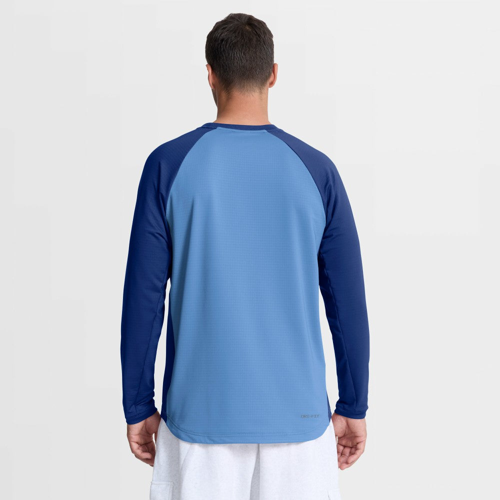 Kansas City Royals Authentic Collection Raglan Dri-FIT Sweatshirt - Light Blue | Nike