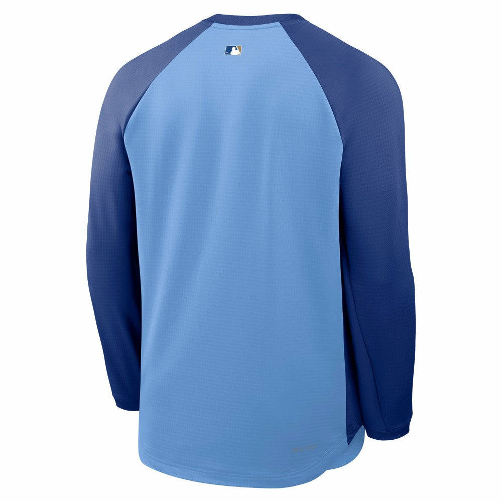 Kansas City Royals Authentic Collection Raglan Dri-FIT Sweatshirt - Light Blue | Nike