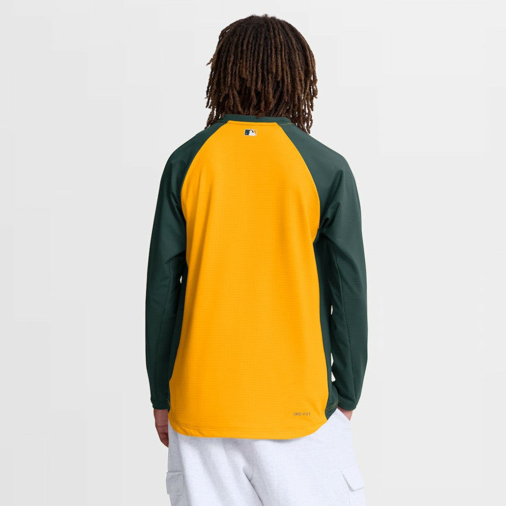 Athletics Authentic Collection Raglan Dri-FIT Sweatshirt - Gold | Nike