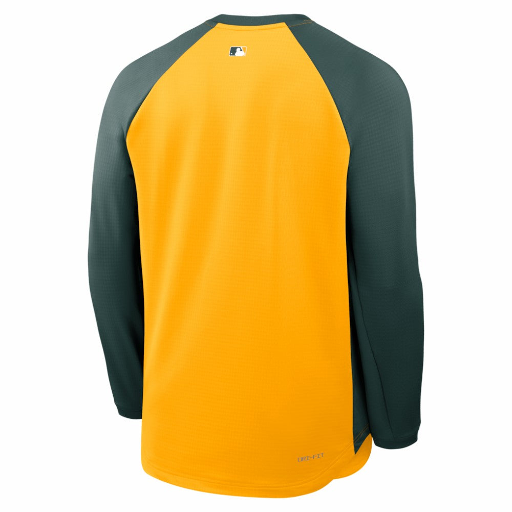 Athletics Authentic Collection Raglan Dri-FIT Sweatshirt - Gold | Nike