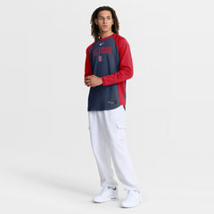 St. Louis Cardinals Authentic Collection Raglan Dri-FIT Sweatshirt - Navy | Nike