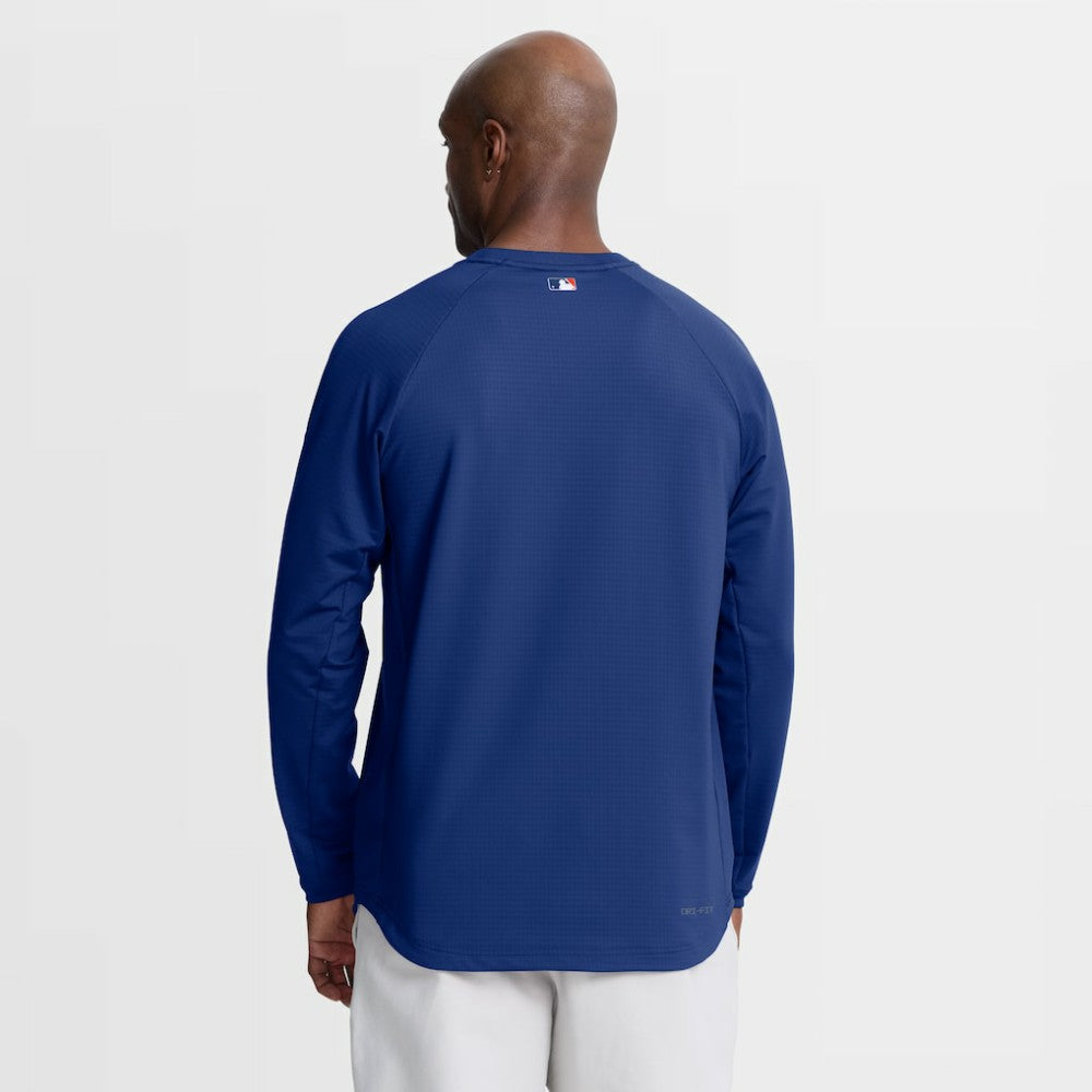 New York Mets Authentic Collection Raglan Dri-FIT Sweatshirt - Royal | Nike