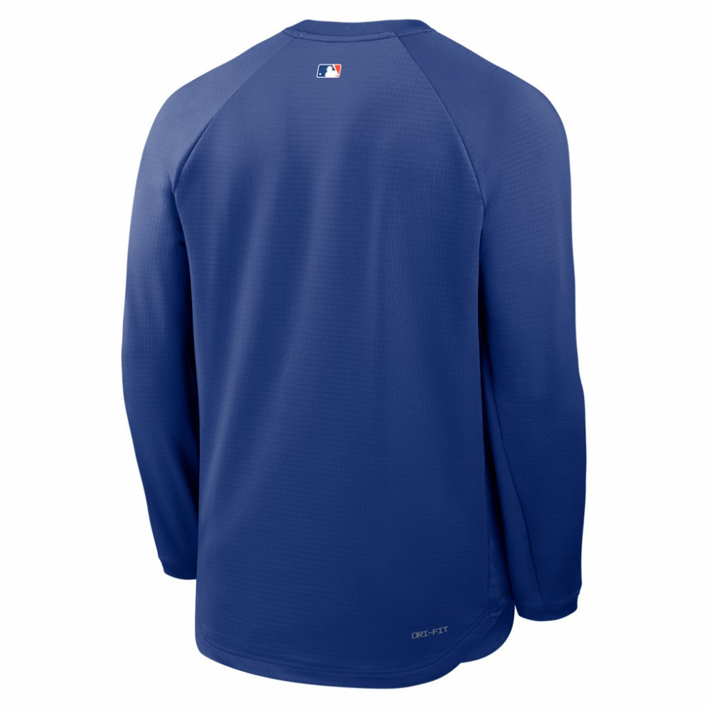 New York Mets Authentic Collection Raglan Dri-FIT Sweatshirt - Royal | Nike