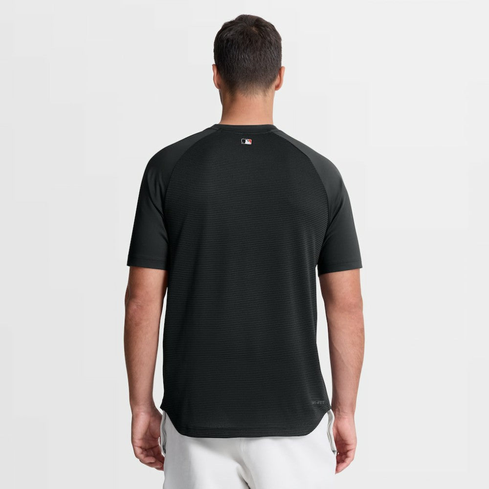 San Francisco Giants Authentic Collection Batting Practice Pre-Game Raglan Dri-FIT Top - Black | Nike