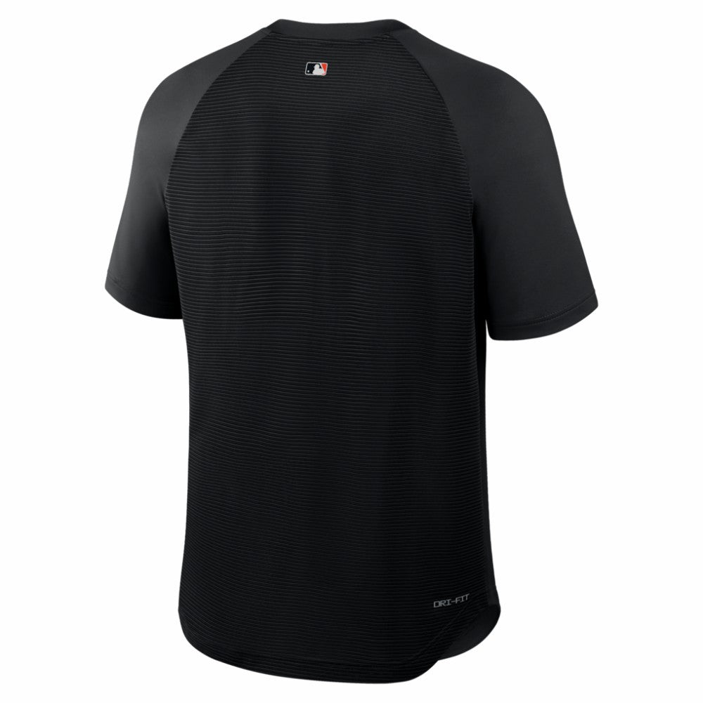 Baltimore Orioles Authentic Collection Batting Practice Pre-Game Raglan Dri-FIT Top - Black | Nike