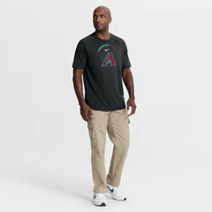 Arizona Diamondbacks Authentic Collection Batting Practice Pre-Game Raglan Dri-FIT Top - Black | Nike
