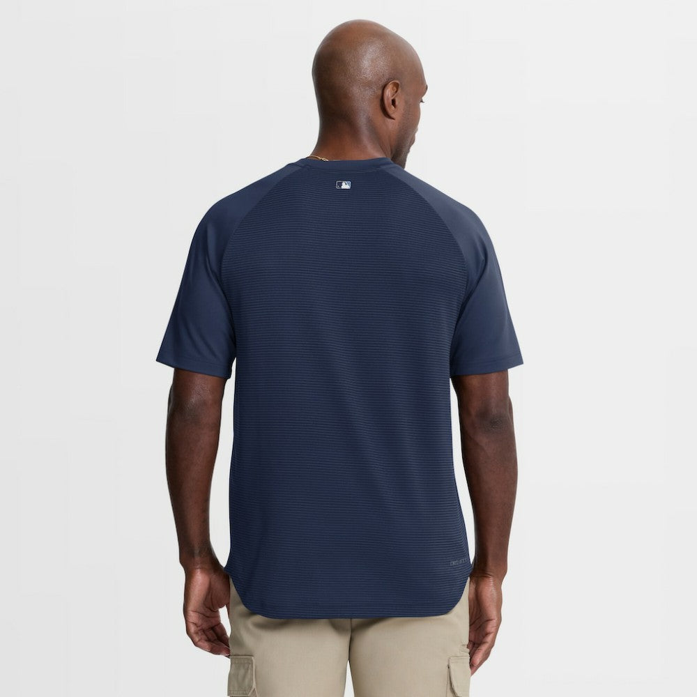 Tampa Bay Rays Authentic Collection Batting Practice Pre-Game Raglan Dri-FIT Top - Navy | Nike