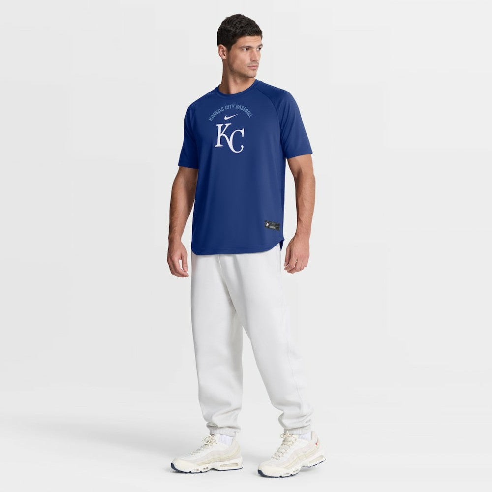 Kansas City Royals Authentic Collection Batting Practice Pre-Game Raglan Dri-FIT Top - Royal | Nike