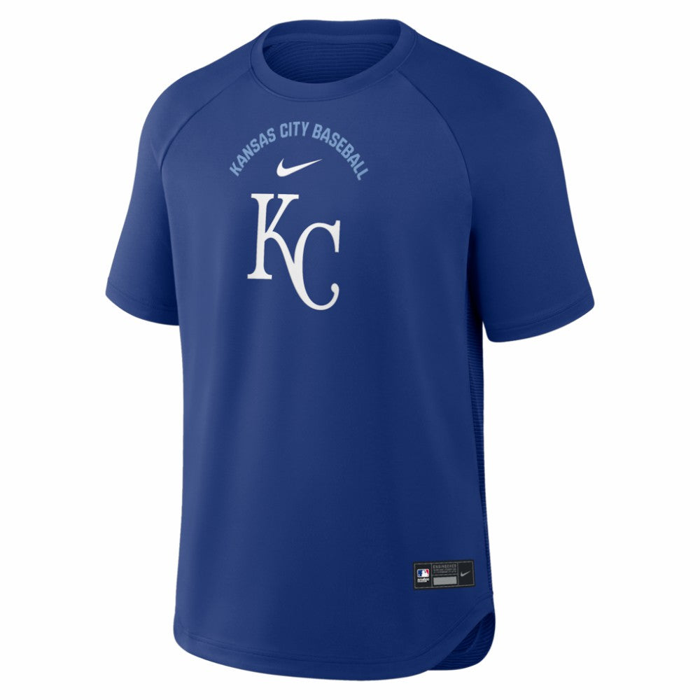 Kansas City Royals Authentic Collection Batting Practice Pre-Game Raglan Dri-FIT Top - Royal | Nike