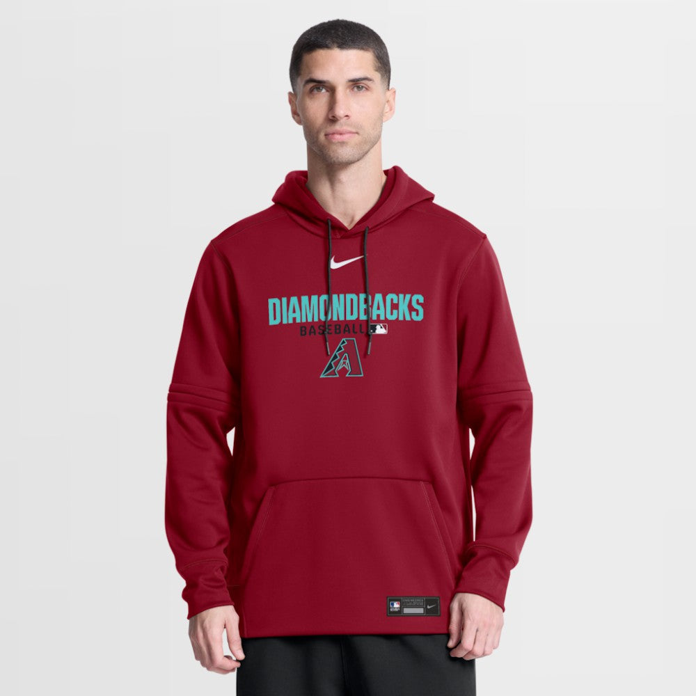 Arizona Diamondbacks Authentic Collection Therma-FIT Hoodie - Red | Nike