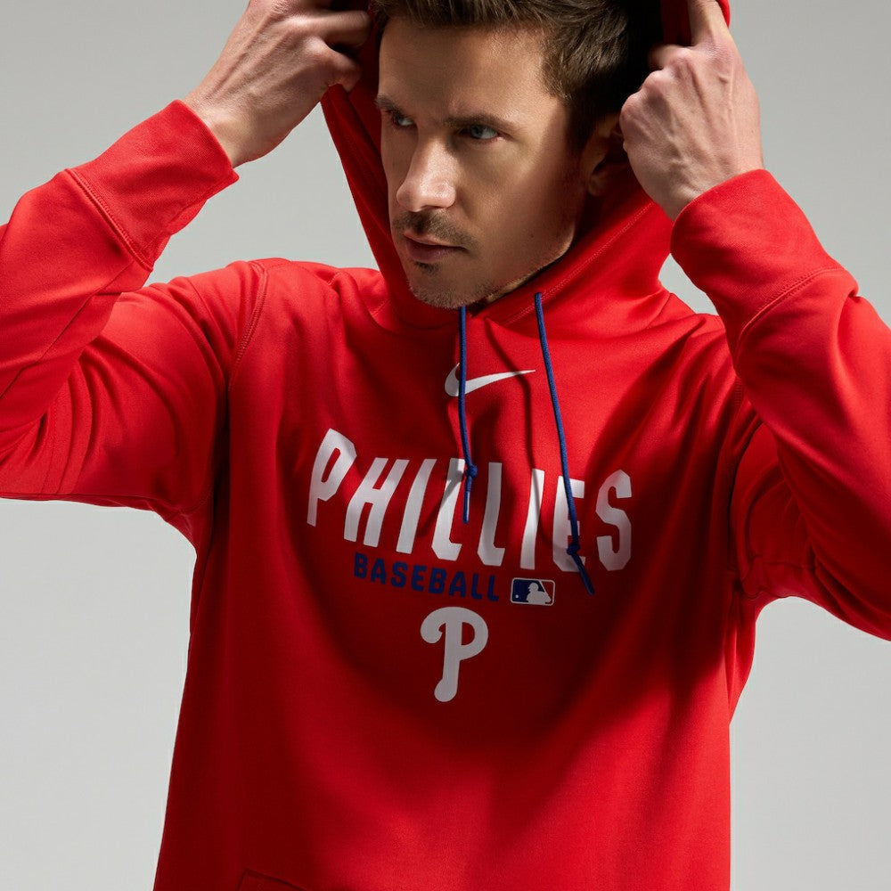 Philadelphia Phillies Authentic Collection Therma-FIT Hoodie - Red | Nike