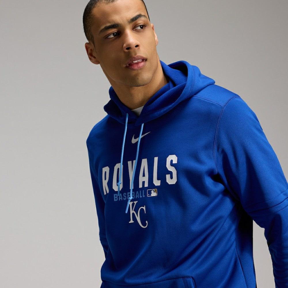 Kansas City Royals Authentic Collection Therma-FIT Hoodie - Royal | Nike