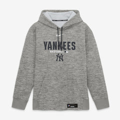 New York Yankees Authentic Collection Therma-FIT Hoodie - Heather Charcoal | Nike