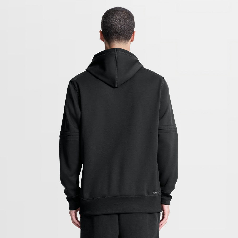 Miami Marlins Authentic Collection Therma-FIT Hoodie - Black | Nike