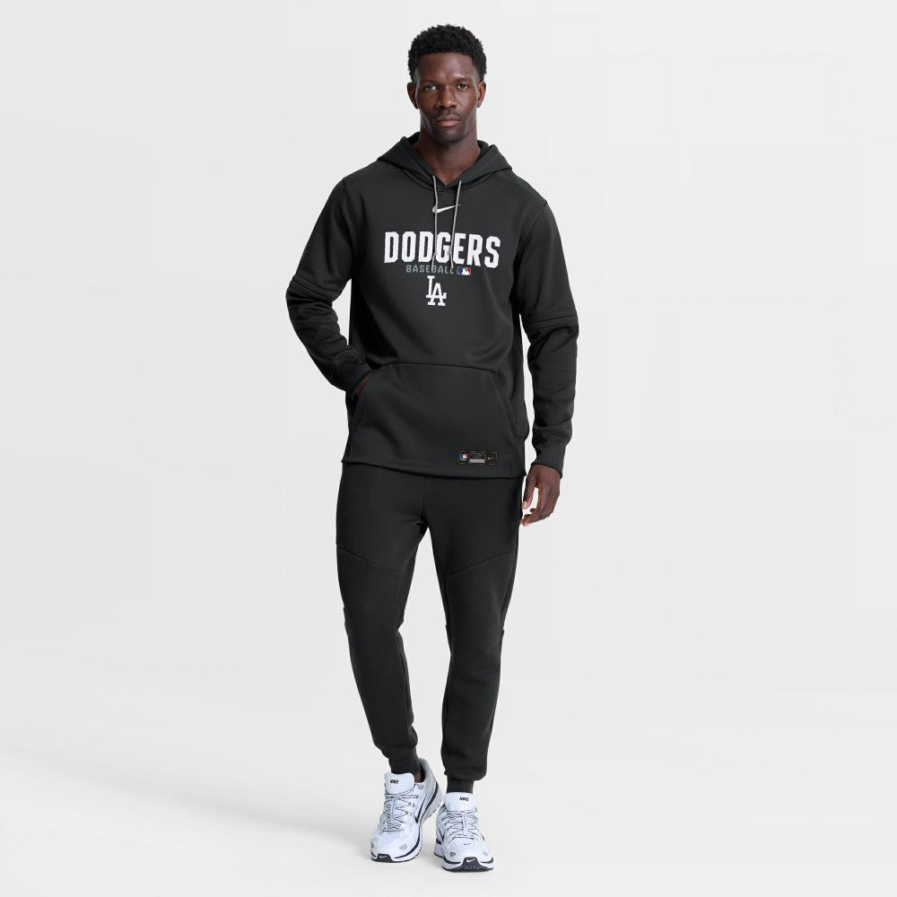Los Angeles Dodgers Authentic Collection Therma-FIT Hoodie - Black | Nike