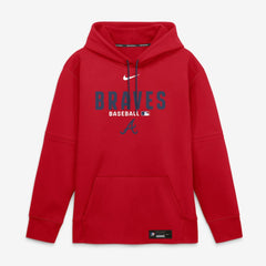 Atlanta Braves Authentic Collection Therma-FIT Hoodie - Red | Nike