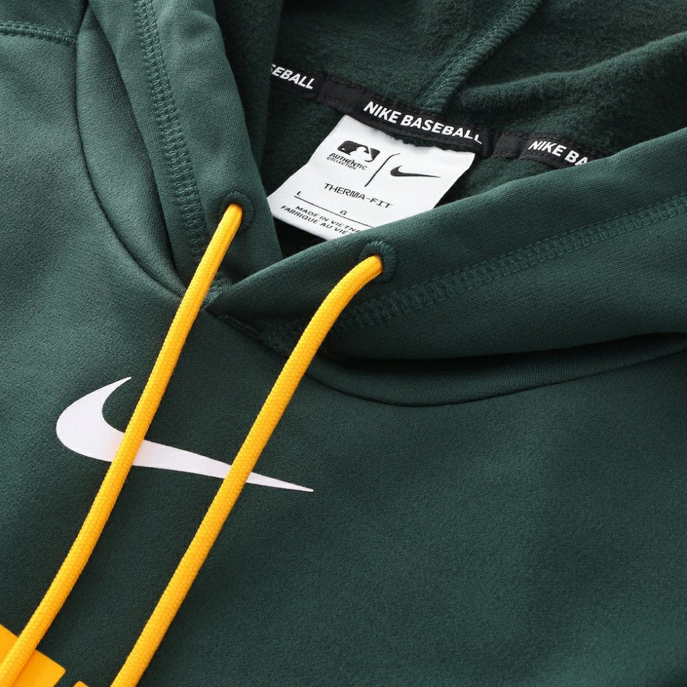 Athletics Authentic Collection Therma-FIT Hoodie - Green | Nike