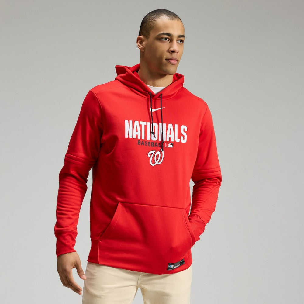 Washington Nationals Authentic Collection Therma-FIT Hoodie - Red | Nike