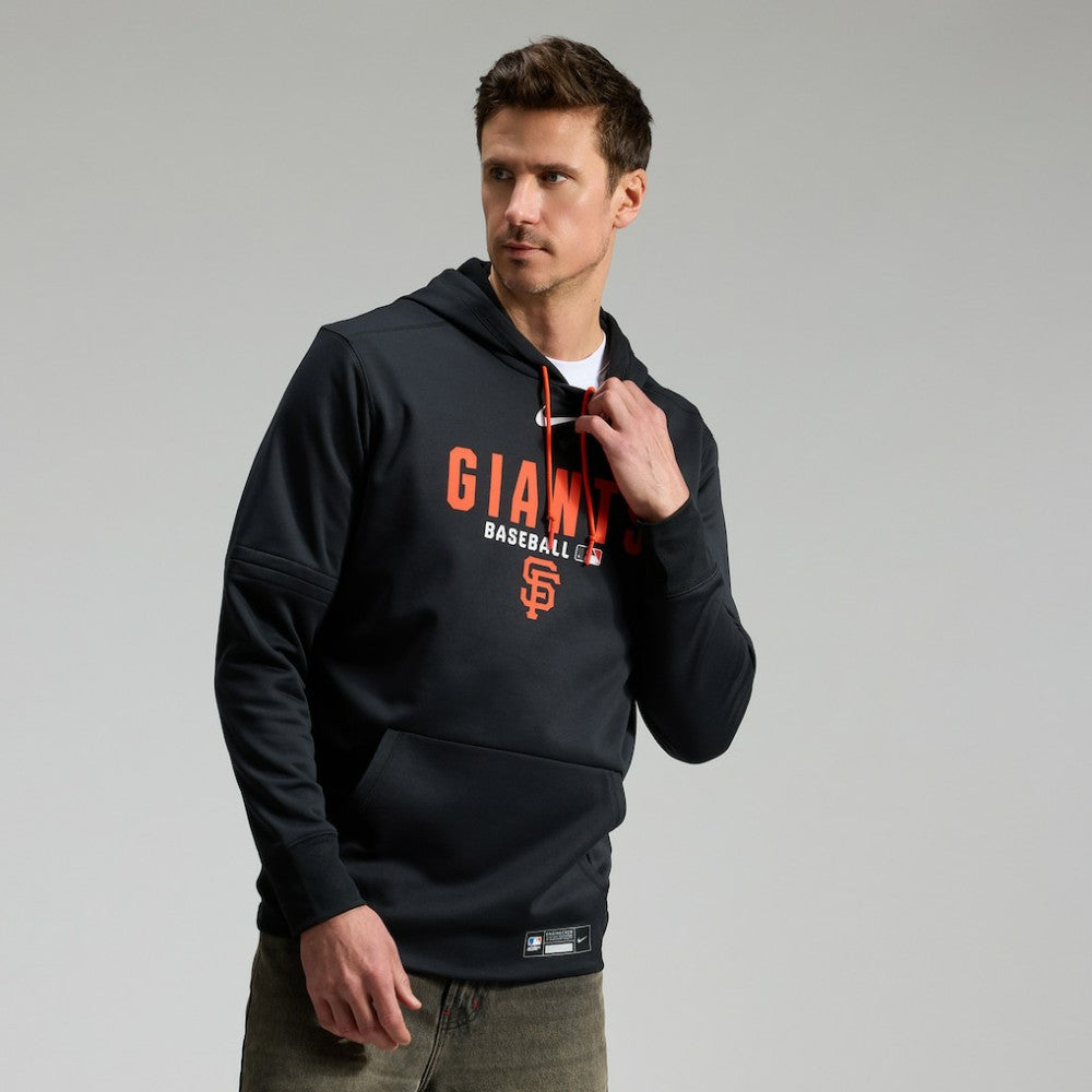 San Francisco Giants Authentic Collection Therma-FIT Hoodie - Black | Nike