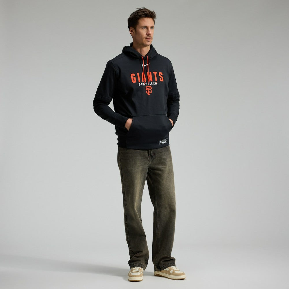 San Francisco Giants Authentic Collection Therma-FIT Hoodie - Black | Nike